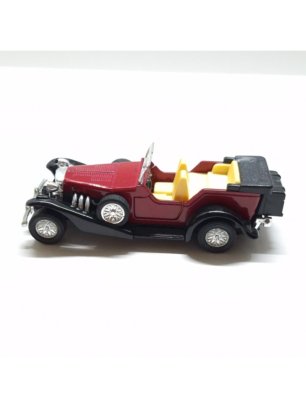 1921 Mercedes-Benz SSK Matchbox Pullback Die Cast Red Convertible